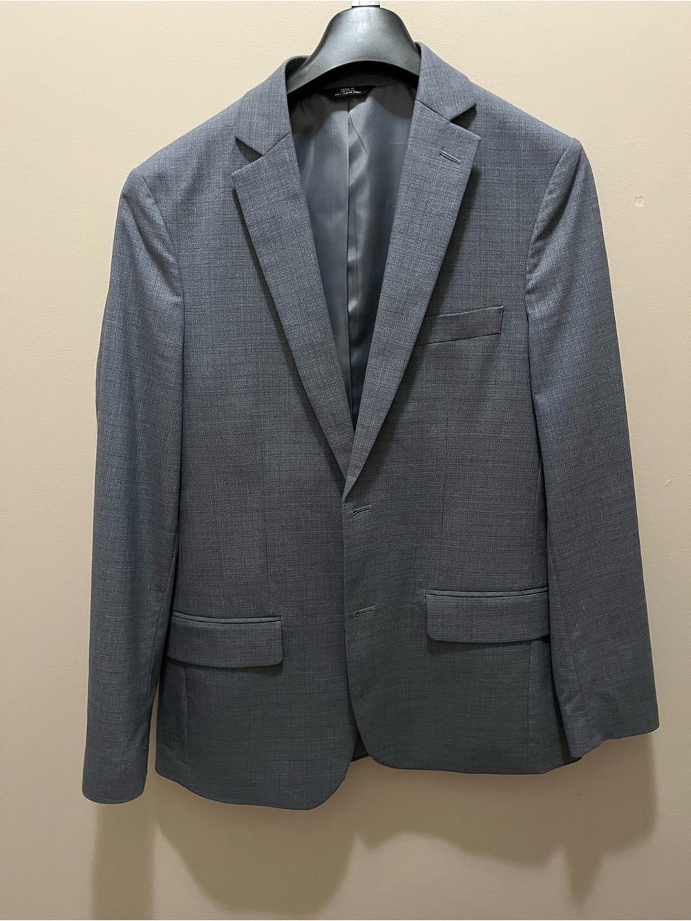 Men's J.M. Haggar Slim Fit Heather Gray Single-Breasted Suit Jacket Size 38R